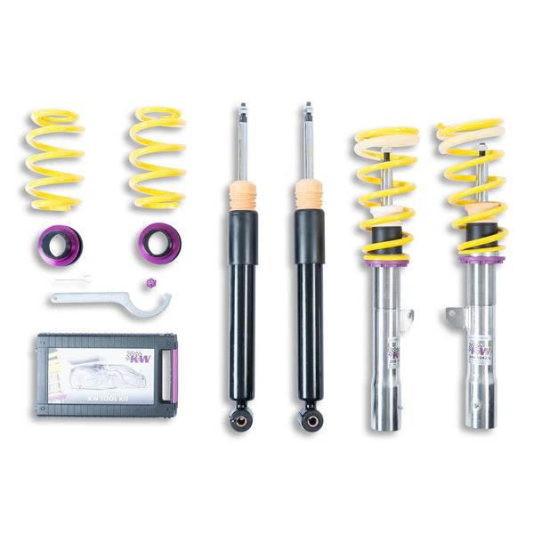 KW V1 Gewindefahrwerk INOX 35-65mm (55mm Klemmung) 1028000N VW GOLF 7 - gepfeffert.com