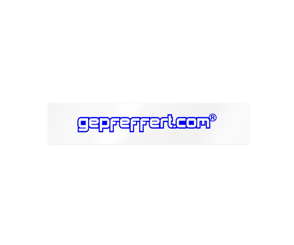 gepfeffert.com® Aufkleber Windschutzscheibe gepfeffert.com 54 cm - gepfeffert.com