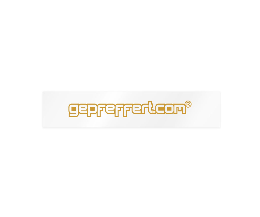 gepfeffert.com® Aufkleber Windschutzscheibe gepfeffert.com 54 cm - gepfeffert.com