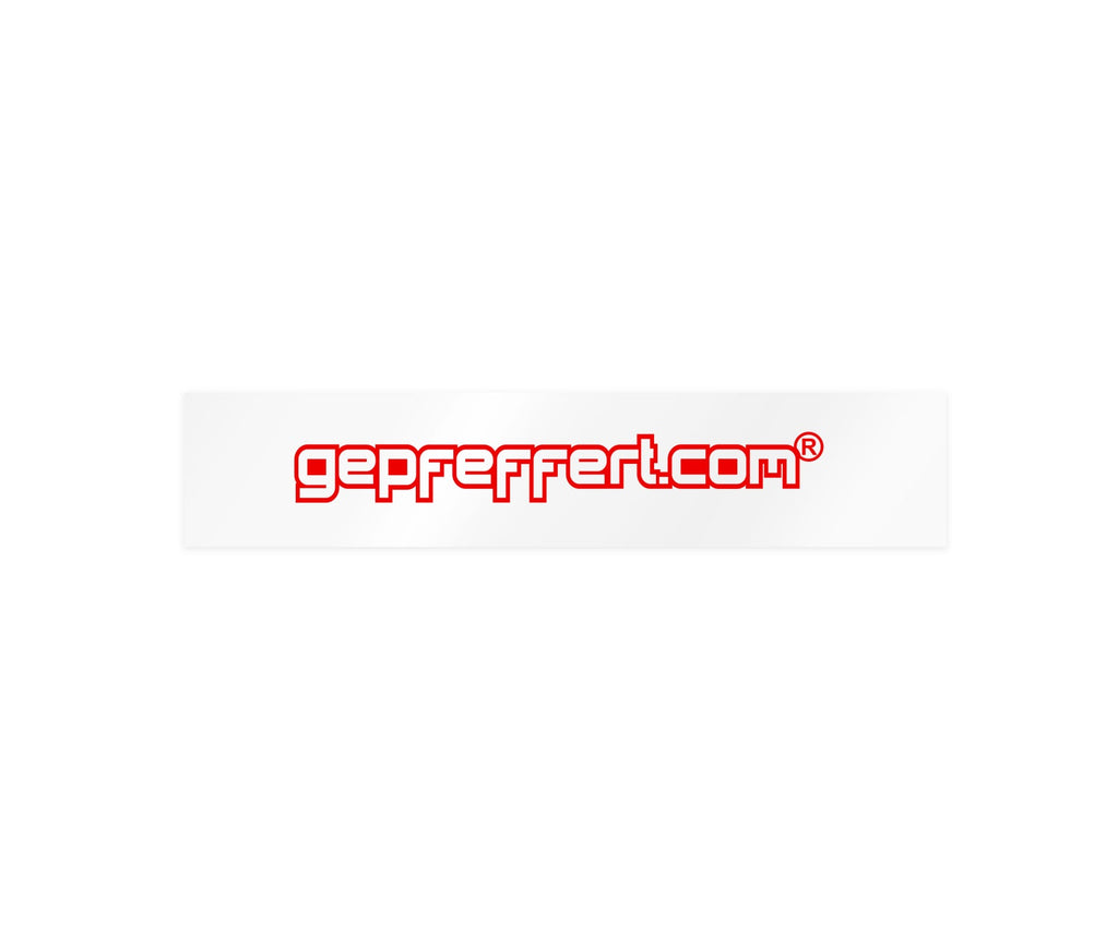 gepfeffert.com® Aufkleber Windschutzscheibe gepfeffert.com 54 cm - gepfeffert.com