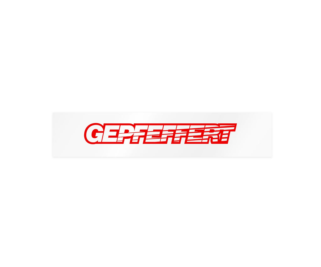 Aufkleber GEPFEFFERT Windschutzscheibe 54 cm - gepfeffert.com